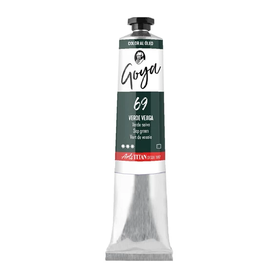 Colores al óleo tubo 60 ml Verde vejiga N° 69 - PackshotFront