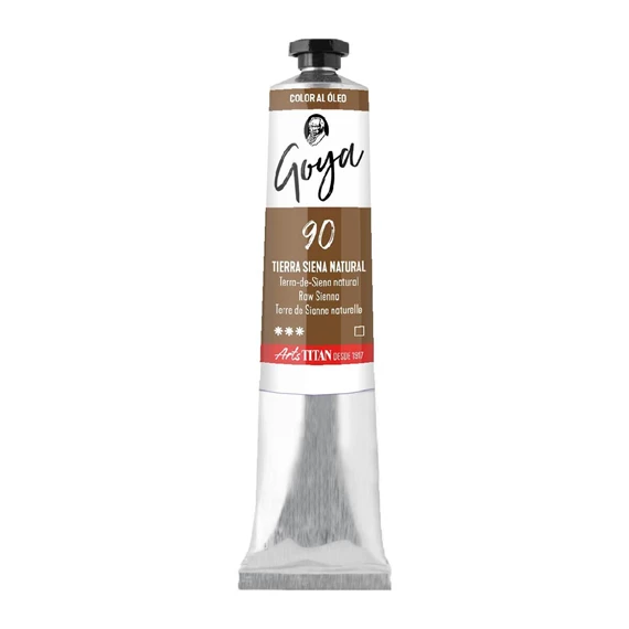 Oil Colour tube 200 ml Raw sienna N° 90 - PackshotFront