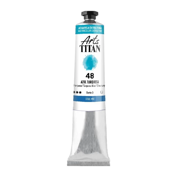 Acuarela Extra Fino tubo 20 ml Azul turquesa N° 48 - PackshotFront