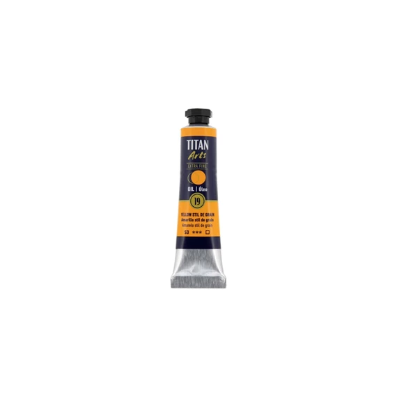 Colores al óleo Extra Fino tubo 20 ml Amarillo stil de grain N° 19 - PackshotFront