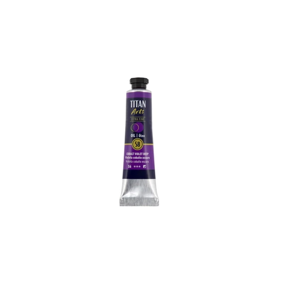 Colores al óleo Extra Fino tubo 20 ml Violeta cobalto oscuro N° 58 - PackshotFront