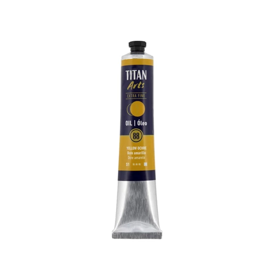Oil Colour Extra Fine tube 60 ml Yellow ochre N° 88 - PackshotFront