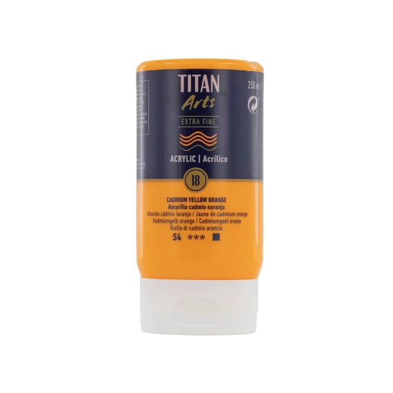 Acrílico 250 ml Amarillo Cadmio Naranja - PackshotFront
